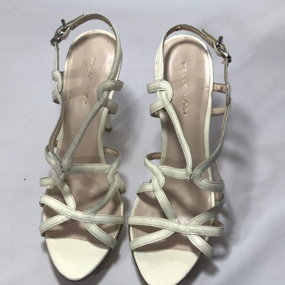 White Pelle Moda platform heel